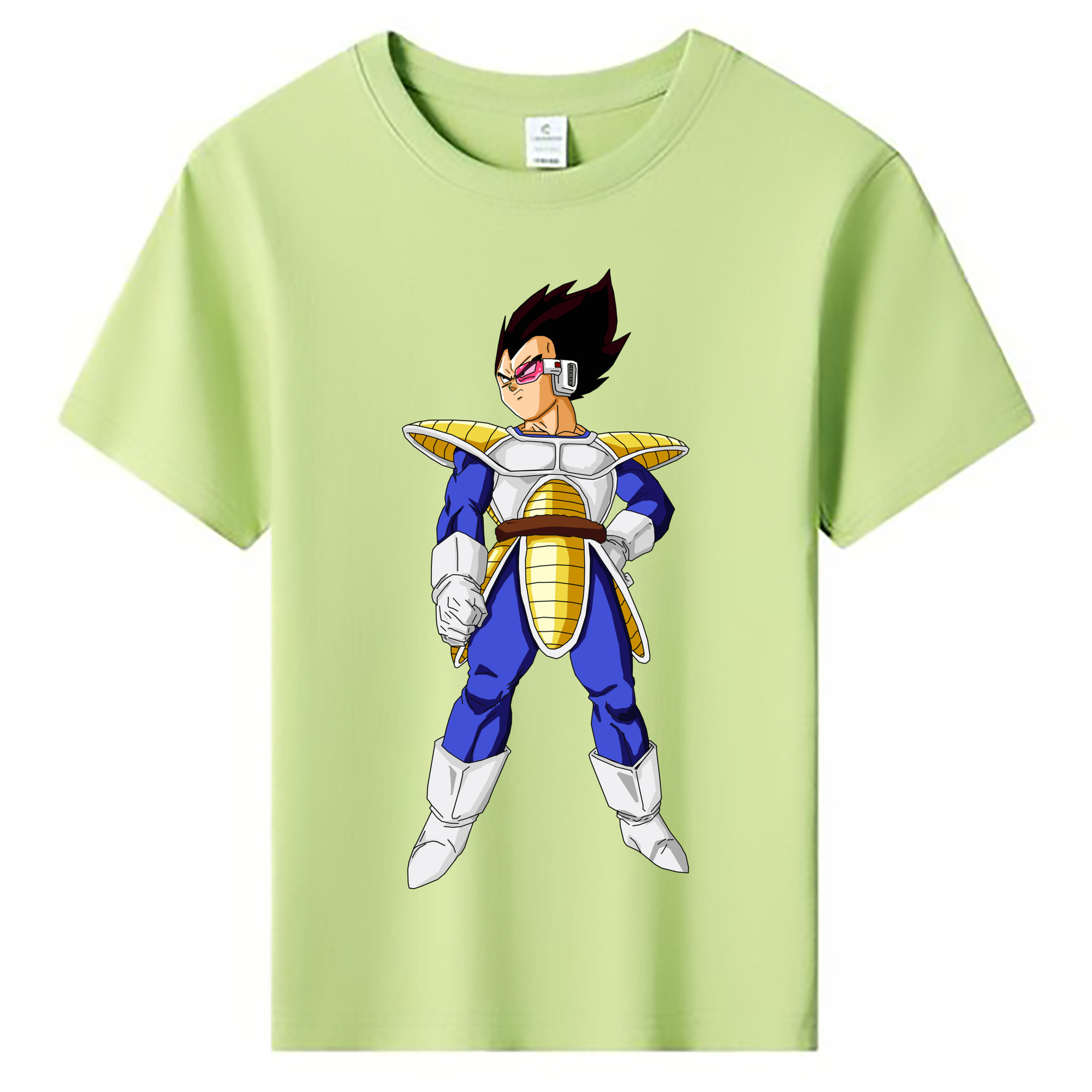 （画像用） ドラゴンボール ベジータ四世（Bejīta Yonsei）DRAGON BALL Vegeta IV 綿100％キッズTシャツ（フロントプリント）